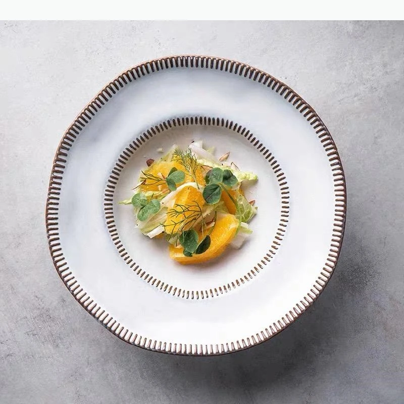 Ceramic Tableware Retro Hat Plate Soup Plates Pasta Dish Dining Plate Sashimi Plates Dessert Fruit Dish
Ceramic Tableware Retro Hat Plate Soup Plates Pasta Dish Dining Plate Sashimi Plates Dessert Fruit Dish