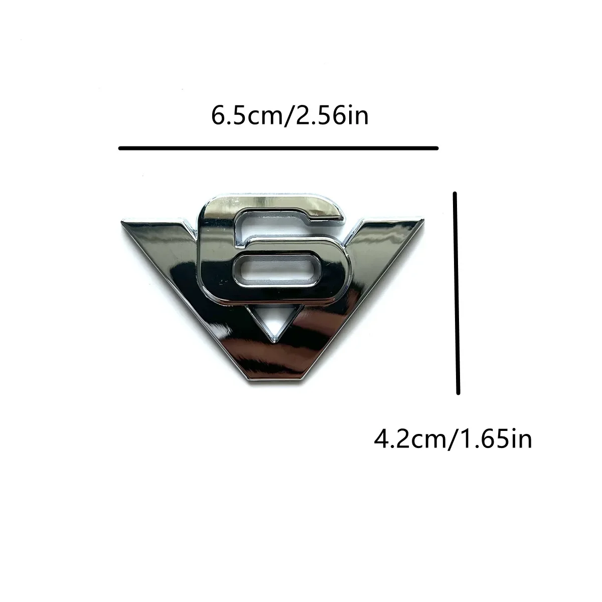 Car Exterior Styling Accessories, 3D Metal V6 V8 Displacement Emblem, Fender & Trunk Decal Badge
Car Exterior Styling Accessories, 3D Metal V6 V8 Displacement Emblem, Fender & Trunk Decal Badge