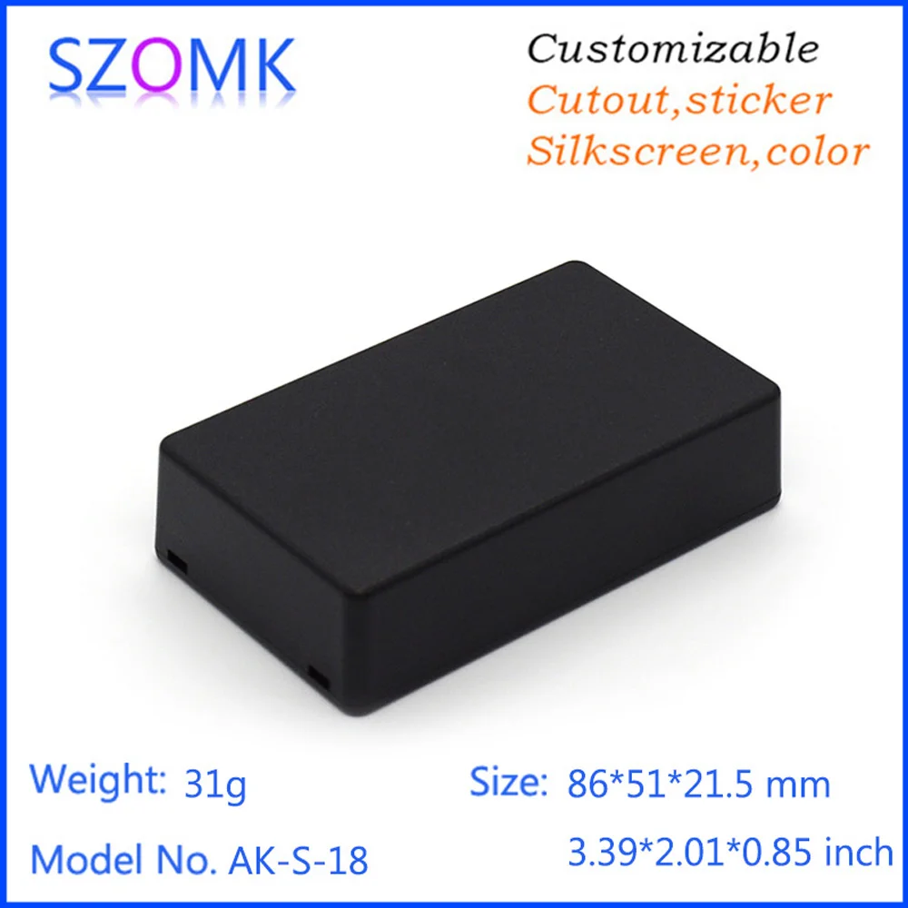 10Pcs ABS Plastic small box 86*51*21.5mm housing juction case High quality ABS material plastic case
10Pcs ABS Plastic small box 86*51*21.5mm housing juction case High quality ABS material plastic case