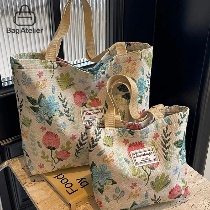 Fashion Flower Printed Large Capacity Reusable Shoulder Bag Versatile Student Commuting Handbags
Fashion Flower Printed Large Capacity Reusable Shoulder Bag Versatile Student Commuting Handbags