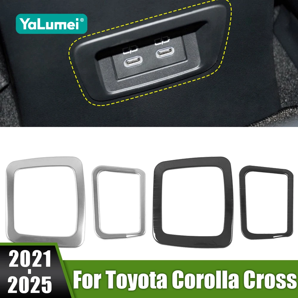 For Toyota Corolla Cross XG10 Hybrid 2021-2024 2025 Car Rear Air Conditioner Exhaust Outlet USB Charging Port Protective Cover
For Toyota Corolla Cross XG10 Hybrid 2021-2024 2025 Car Rear Air Conditioner Exhaust Outlet USB Charging Port Protective Cover