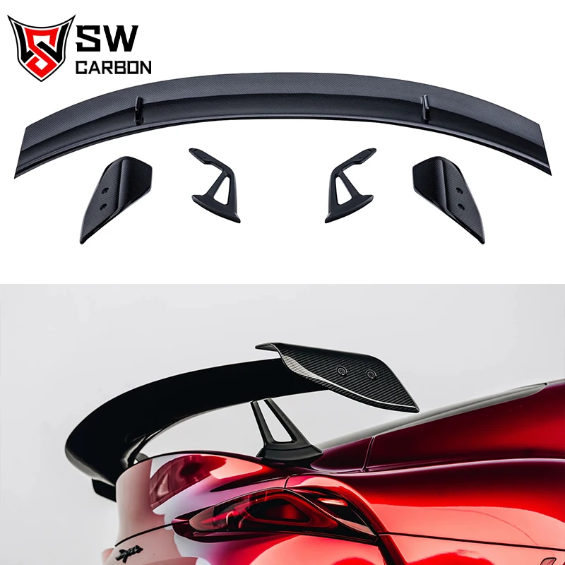Углеродное волокно Suora A90 A-D Swan Neck Wing для Toyota GR Supra A90 A91 MK5, задний спойлер, багажник, клапан, комплект для выступлений
Углеродное волокно Suora A90 A-D Swan Neck Wing для Toyota GR Supra A90 A91 MK5, задний спойлер, багажник, клапан, комплект для выступлений