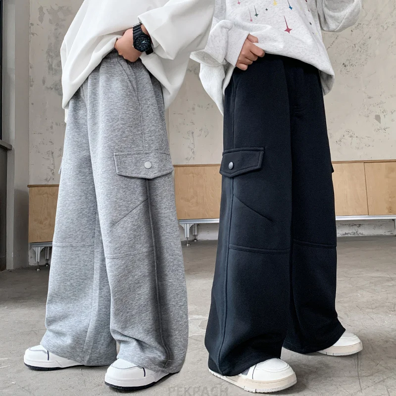Brief Style Kids Spring Autumn Cotton Sporty Pants for Tweens Boy Casual School Trousers Children Straight Leg Sweatpants 5-14 Y
Brief Style Kids Spring Autumn Cotton Sporty Pants for Tweens Boy Casual School Trousers Children Straight Leg Sweatpants 5-14 Y