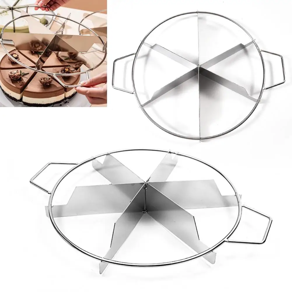 Pie Cutter Stainless Steel Pie Cutter Press Stainless Steel Pie Slicer with Side Handle for Baking Use 6 Grids Cake for Home
Pie Cutter Stainless Steel Pie Cutter Press Stainless Steel Pie Slicer with Side Handle for Baking Use 6 Grids Cake for Home