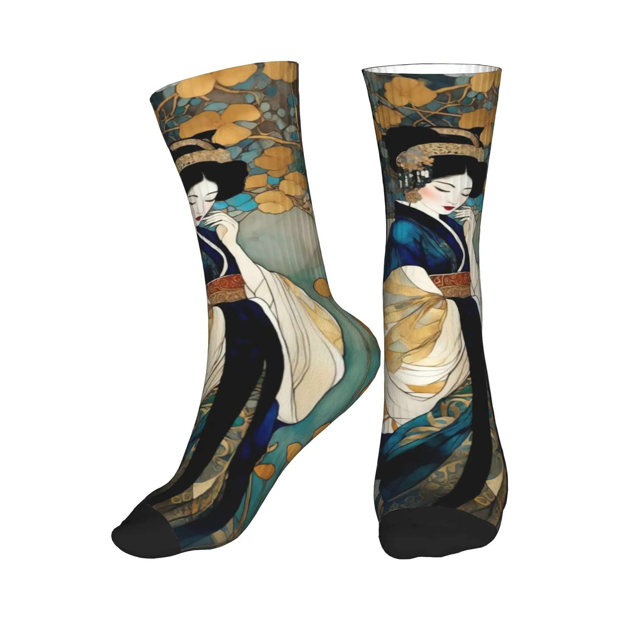 Fashion Luxury Gilded Kimono Lady Ginkgo Floral Oriental Print Socks Women Men Warm 3D Printed Sports Football Socks
Fashion Luxury Gilded Kimono Lady Ginkgo Floral Oriental Print Socks Women Men Warm 3D Printed Sports Football Socks