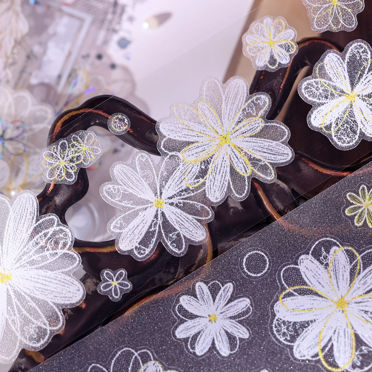 45 мм * 6 м винтажный белый цветок пейзаж ПЭТ лента креативный DIY журнал материал коллаж канцелярские принадлежности для скрапбукинга
45 мм * 6 м винтажный белый цветок пейзаж ПЭТ лента креативный DIY журнал материал коллаж канцелярские принадлежности для скрапбукинга