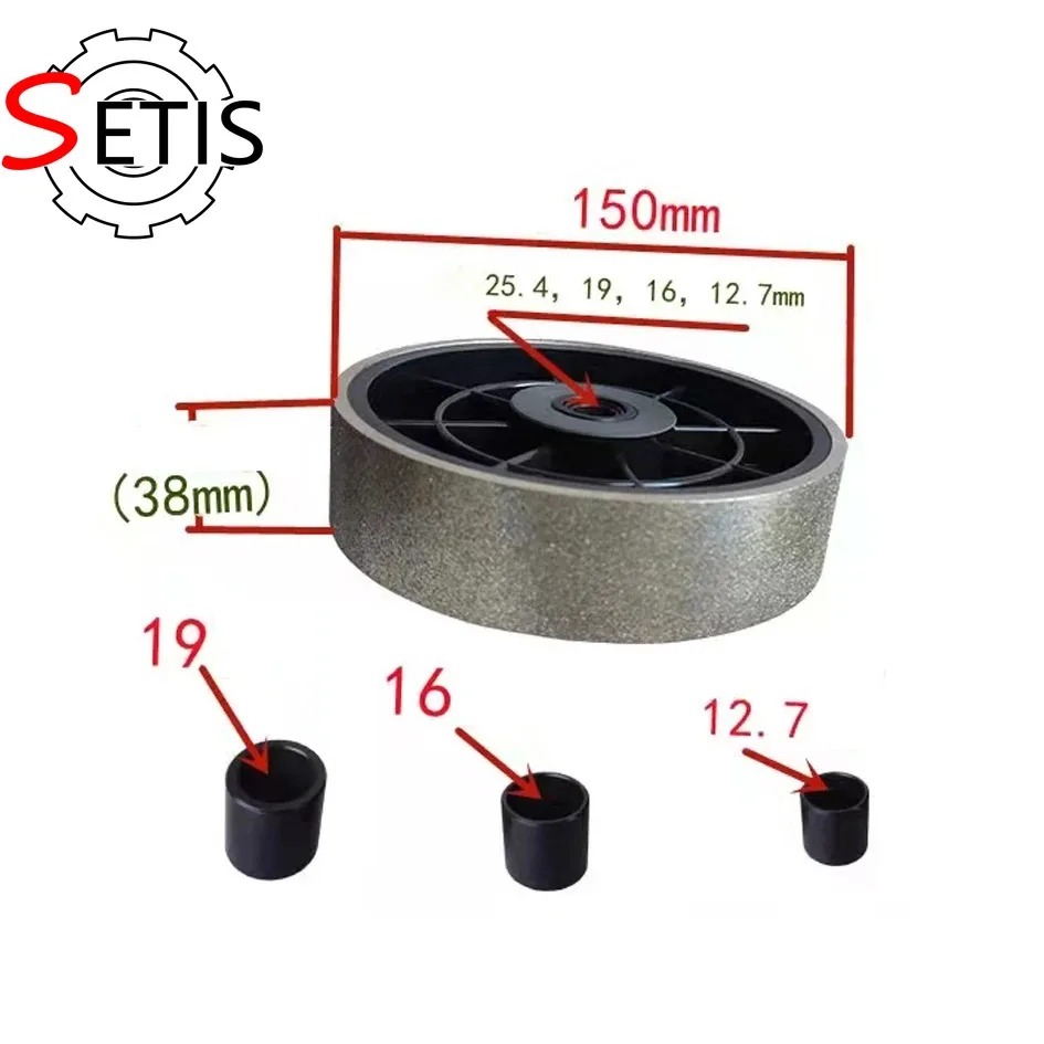 SETIS 6-Inch Diamond Grinding Wheel 150x38x25.4mm Electroplated Alloy Polishing Wheel
SETIS 6-Inch Diamond Grinding Wheel 150x38x25.4mm Electroplated Alloy Polishing Wheel