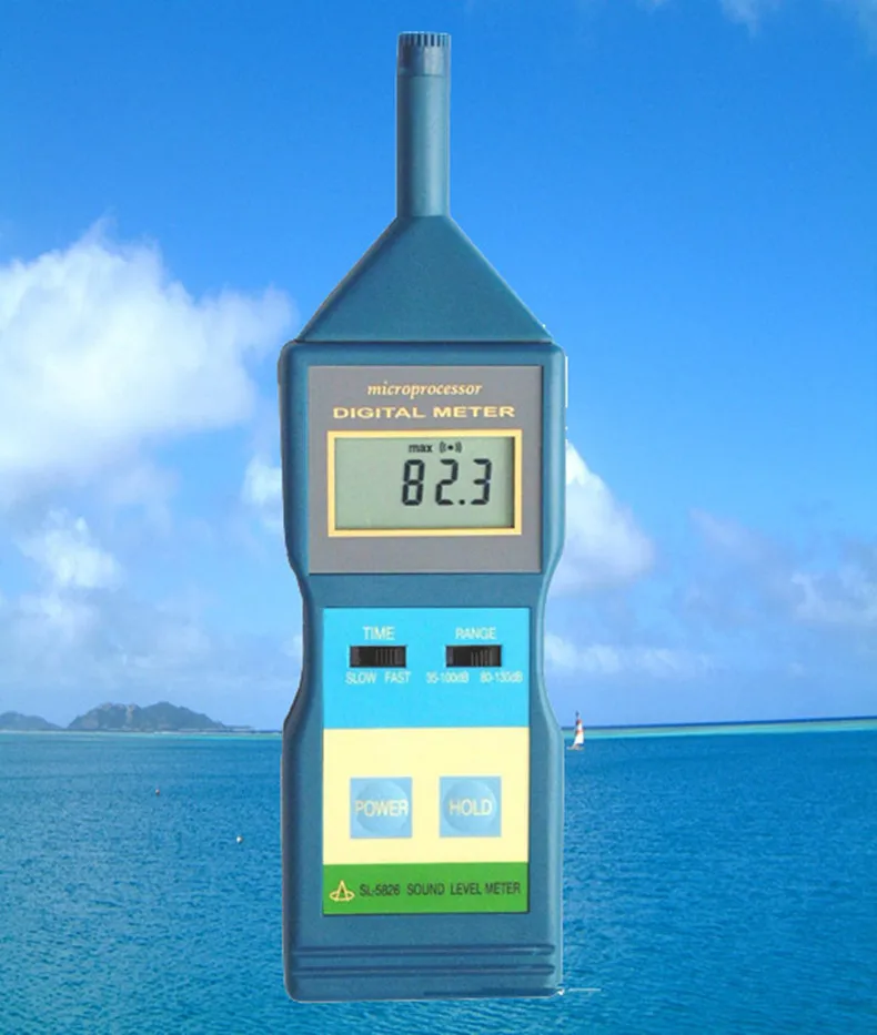 New Digital LCD Sound Level Meter SL-5826 Noise Meter Decibel Monitor Tester SL5826
New Digital LCD Sound Level Meter SL-5826 Noise Meter Decibel Monitor Tester SL5826
