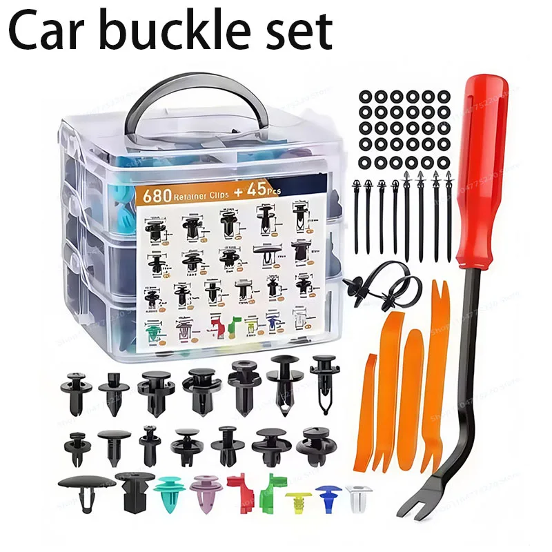 725 pcs Boxed Car Clips, Universal Bumper Mudguard Door Panel Interior Expansion Screw Clips
725 pcs Boxed Car Clips, Universal Bumper Mudguard Door Panel Interior Expansion Screw Clips
