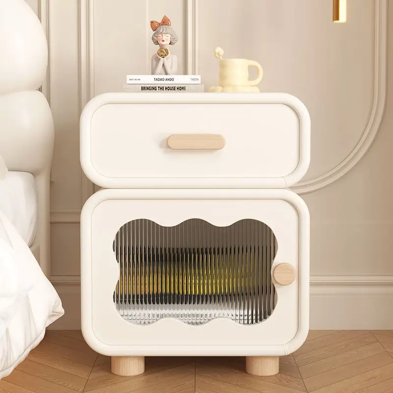 French cream-style bedside table, simple and modern 2024 new bedroom bedside cabinet, small internet celebrity storage cabinet
French cream-style bedside table, simple and modern 2024 new bedroom bedside cabinet, small internet celebrity storage cabinet