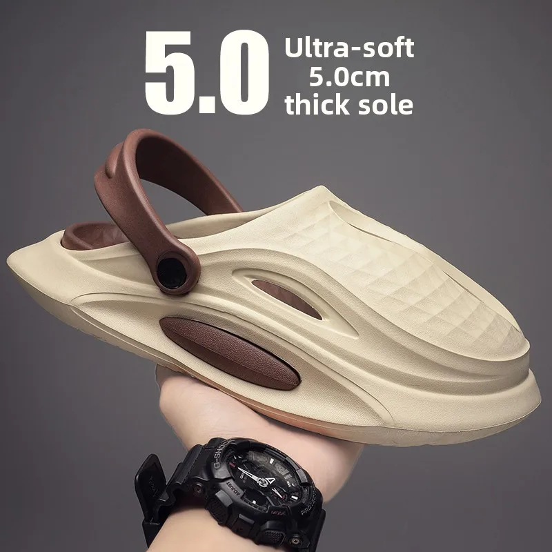 Men's Summer Slip-On Slippers Anti-Slip Coconut Hole Shoes Sporty Feel Thick Bottom EVA Comfortable Casual Slip-ups
Men's Summer Slip-On Slippers Anti-Slip Coconut Hole Shoes Sporty Feel Thick Bottom EVA Comfortable Casual Slip-ups
