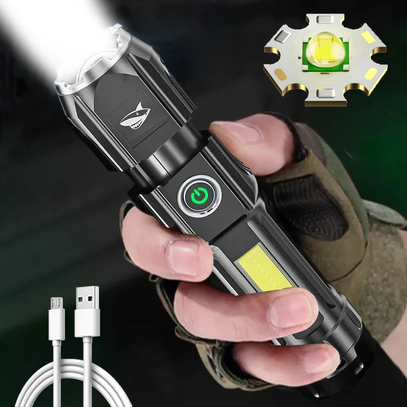 Портативная перезаряжаемая USB светодиодная вспышка, Мощная Вспышка, масштабируемый фонарик с 3 режимами светильник, встроенный аккумулятор светильник рь для кемпинга
Портативная перезаряжаемая USB светодиодная вспышка, Мощная Вспышка, масштабируемый фонарик с 3 режимами светильник, встроенный аккумулятор светильник рь для кемпинга