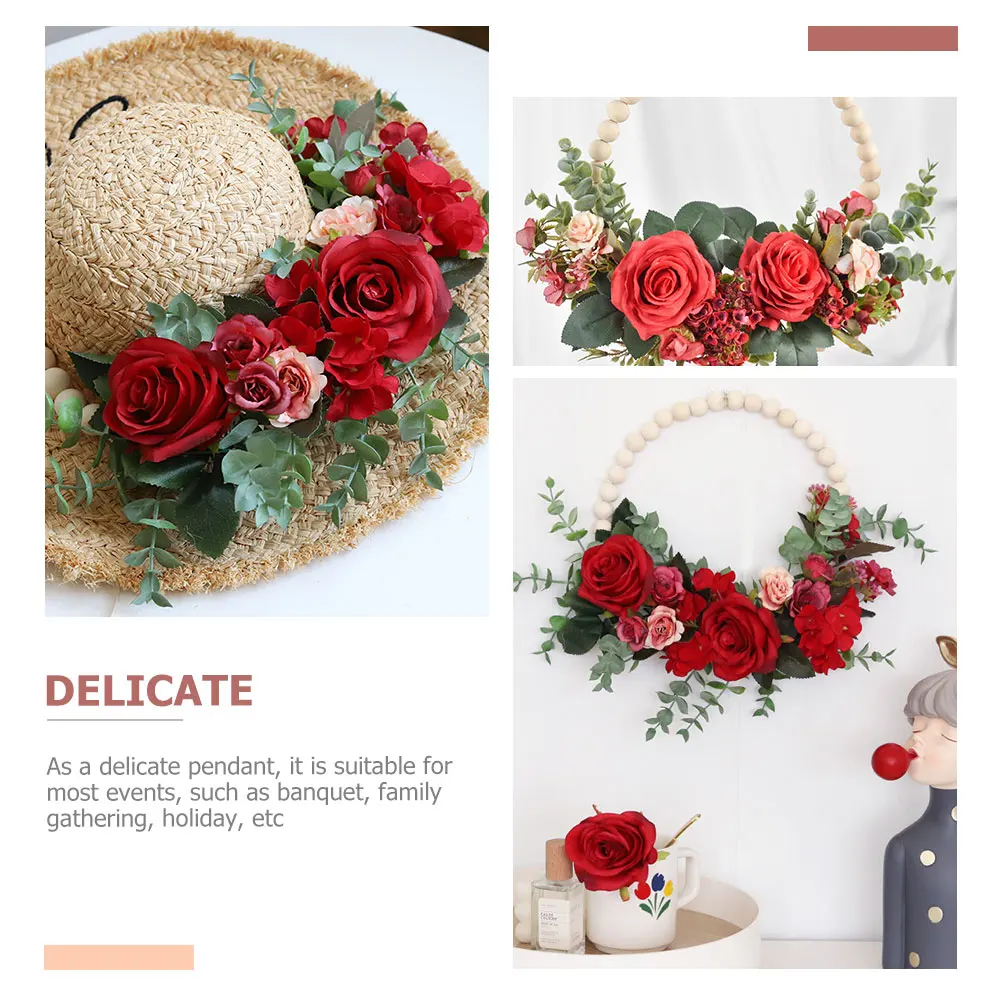 Artificial Flower Wreath Faux Leaf Garland For Home Decor Party Wedding Holiday Door Wall Hanging Decoration Wreaths Festive
Artificial Flower Wreath Faux Leaf Garland For Home Decor Party Wedding Holiday Door Wall Hanging Decoration Wreaths Festive