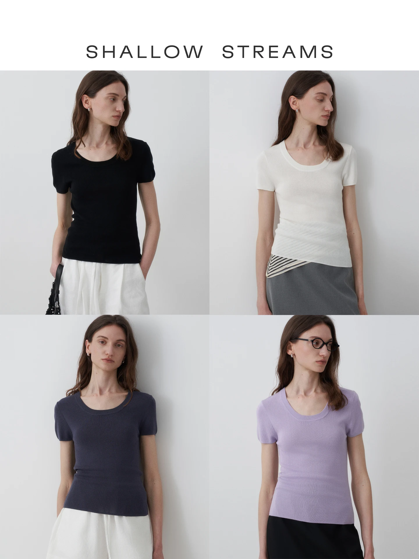Shallow Streams Pear Blossom Sea Cloud Breathability Thin Short Sleeve Knitted Top round Neck Casual Style Women's Fashion
Shallow Streams Pear Blossom Sea Cloud Breathability Thin Short Sleeve Knitted Top round Neck Casual Style Women's Fashion