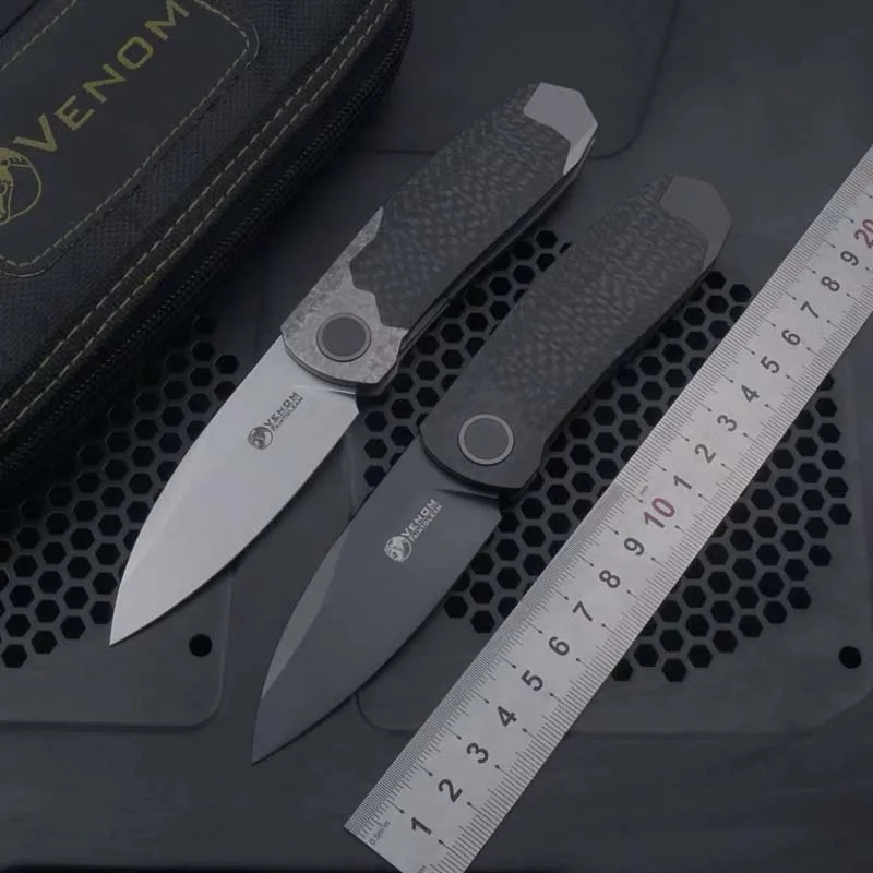 VENOM New Weimang Real M390 Steel Titanium+Carbon Fiber Handle Outdoor Camping Hunting Kitchen Survival EDC Tool Knife
VENOM New Weimang Real M390 Steel Titanium+Carbon Fiber Handle Outdoor Camping Hunting Kitchen Survival EDC Tool Knife