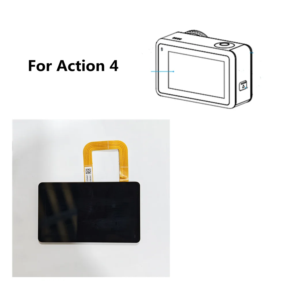 1pc Brand New Replacement Touch Screen Action Camera Rear LCD Display Screen for DJI Osmo Action 4 Repair Parts
1pc Brand New Replacement Touch Screen Action Camera Rear LCD Display Screen for DJI Osmo Action 4 Repair Parts