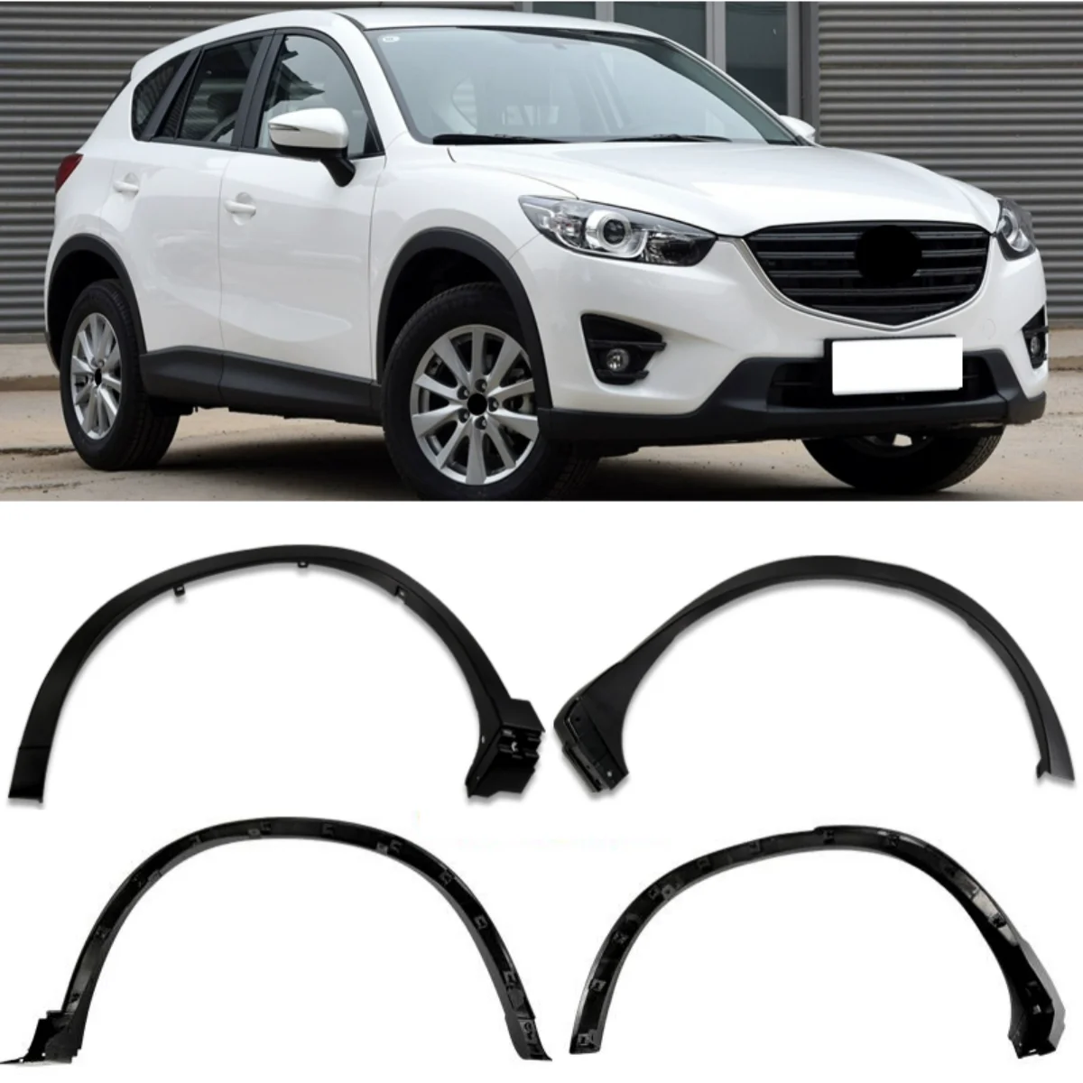 Wheel Eyebrow Fender Flares Arch for Mazda CX-5 13-16 Wheel trims Protector Mudguard Car Accessories
Wheel Eyebrow Fender Flares Arch for Mazda CX-5 13-16 Wheel trims Protector Mudguard Car Accessories