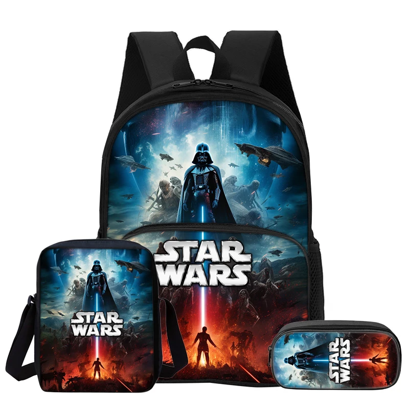 Star Wars Movie 3Pcs set with Front Pocket Backpack Kids Backpack Shoulder Bags Pencil Bag for Boys Girls Rucksack
Star Wars Movie 3Pcs set with Front Pocket Backpack Kids Backpack Shoulder Bags Pencil Bag for Boys Girls Rucksack