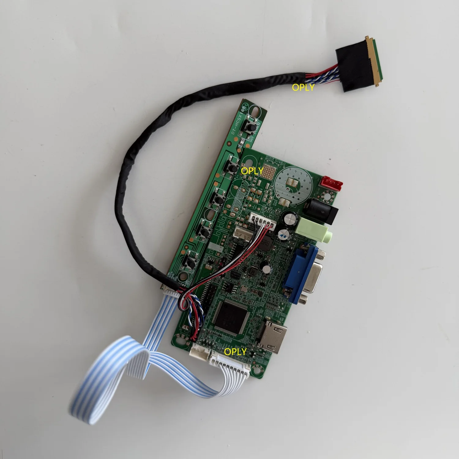 HDMI-Compatible VGA Audio in Controller board Kit for LTN101AL01-701 LTN101AL01-C01 LTN101AL01-F01 1280×800 10.1" LED panel LCD
HDMI-Compatible VGA Audio in Controller board Kit for LTN101AL01-701 LTN101AL01-C01 LTN101AL01-F01 1280×800 10.1" LED panel LCD