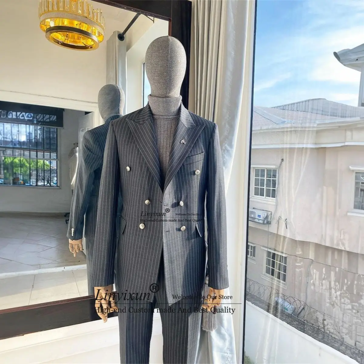 Shiny Beaded Men Suits for Wedding Shawl Lapel Groom Tuxedos 2 Pieces Sets Male Prom Blazers Slim Trajes Elegante Para Hombres
Shiny Beaded Men Suits for Wedding Shawl Lapel Groom Tuxedos 2 Pieces Sets Male Prom Blazers Slim Trajes Elegante Para Hombres