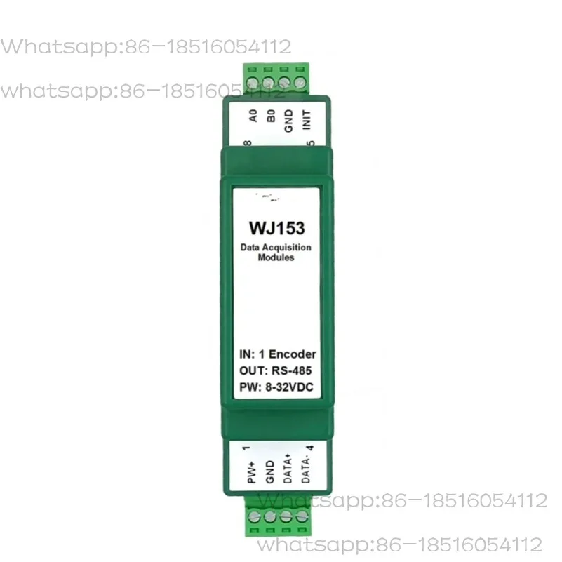 1 Grating Scale Magnetic Scale Encoder 4x Frequency Pulse Counter Modbus RTU Module WJ153