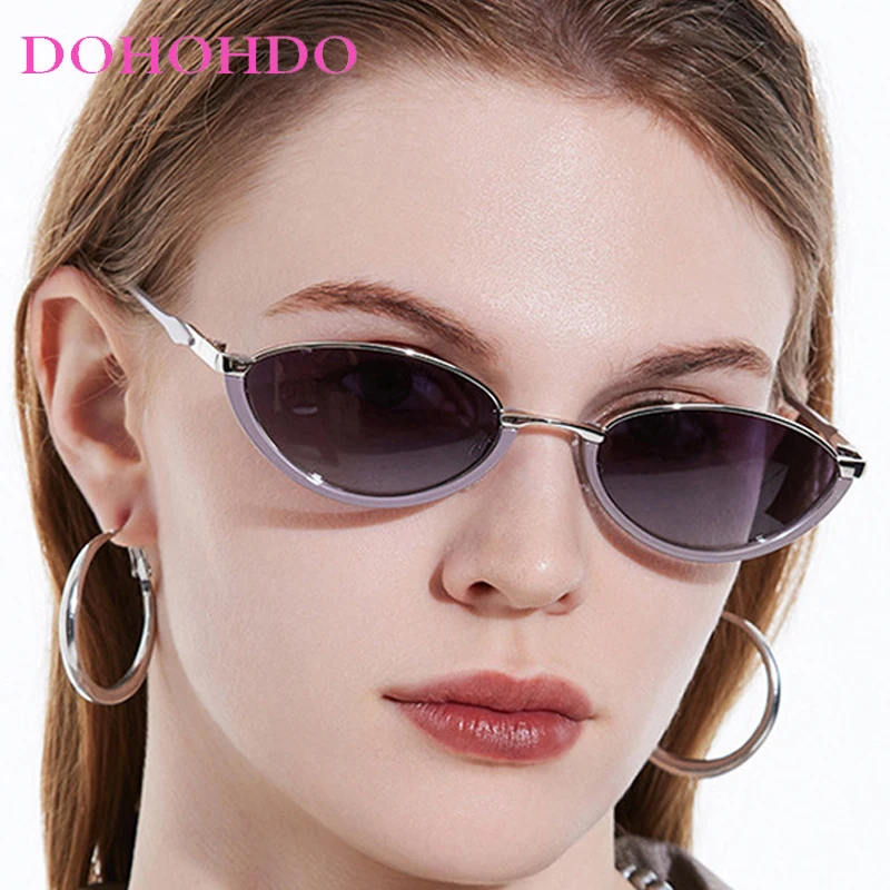 Trendy Luxury Design Brand Small Cat Eye Sunglass Women Men Metal Frame Sunglasses Men Retro Driving Shades Travel Glasses UV400
Trendy Luxury Design Brand Small Cat Eye Sunglass Women Men Metal Frame Sunglasses Men Retro Driving Shades Travel Glasses UV400