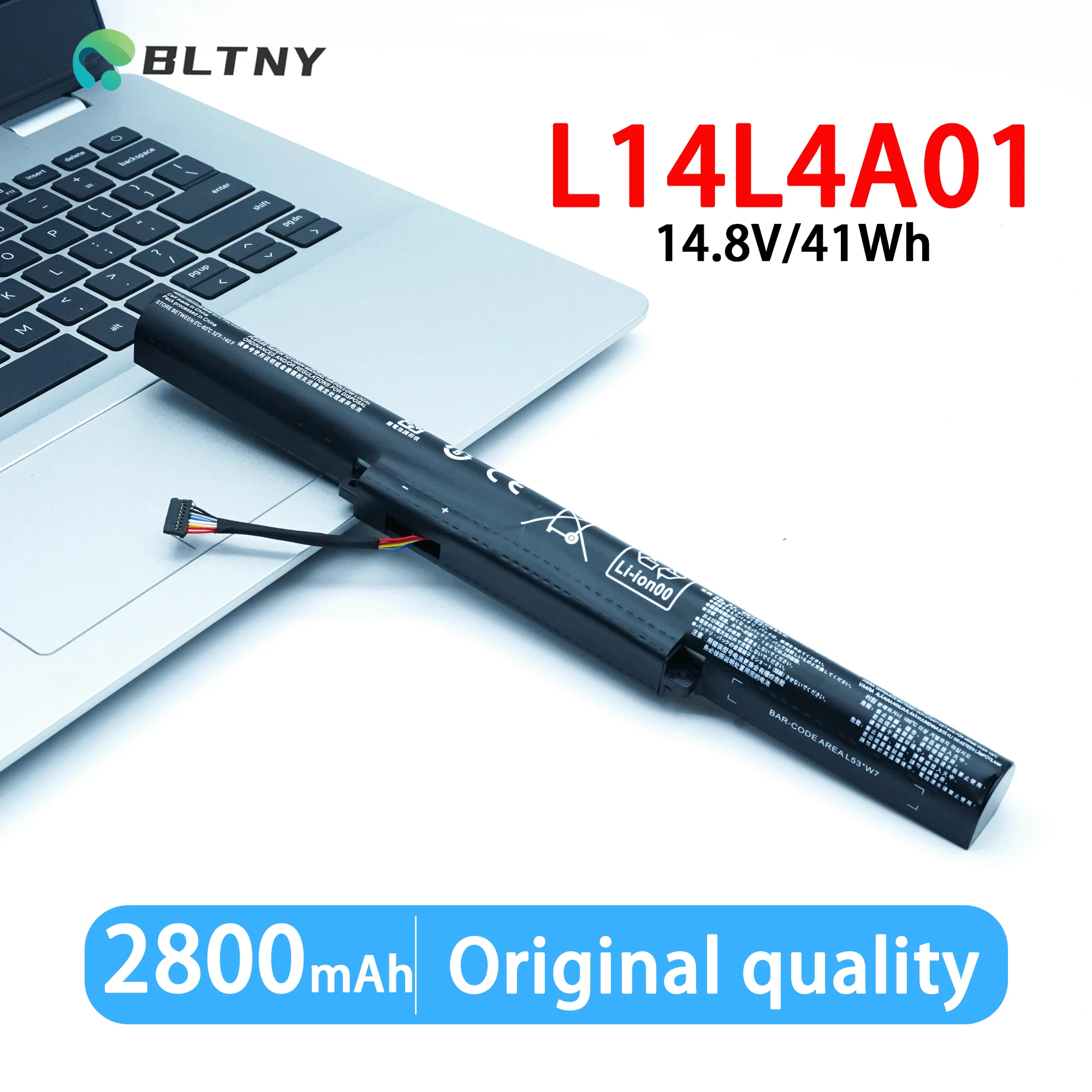 L14L4A01 41WH L14M4E01 L14S4A01 L14M4A01 L14L4E01 Laptop Battery for Lenovo IdeaPad 500-15ISK 15ACZ Xiaoxin V4000 Z41-70 Z51-70
L14L4A01 41WH L14M4E01 L14S4A01 L14M4A01 L14L4E01 Laptop Battery for Lenovo IdeaPad 500-15ISK 15ACZ Xiaoxin V4000 Z41-70 Z51-70
