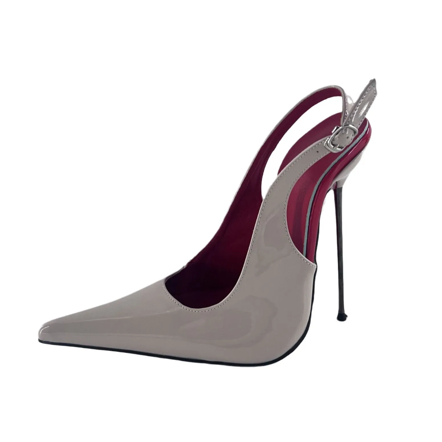 Ultra-high heels patent leather long pointed customized high heels sexy fashion men and women with square buckle wrist fast deli
Ultra-high heels patent leather long pointed customized high heels sexy fashion men and women with square buckle wrist fast deli