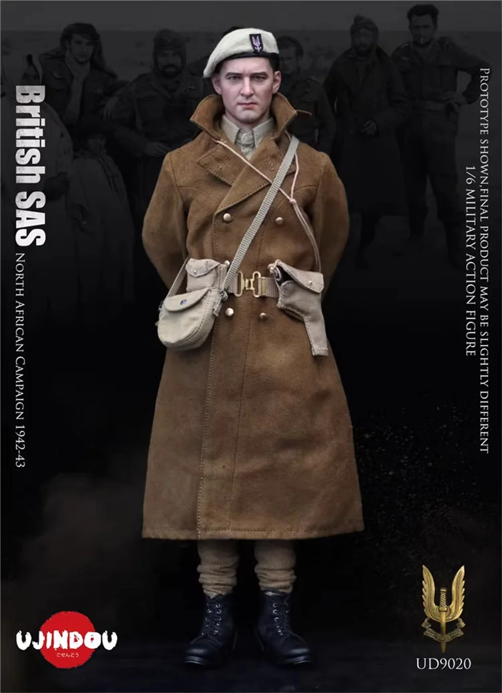 1/6, UJINDOU UD9020, британский солдат Второй мировой войны, североафриканская Акция 1942-1943, длинное пальто, брюки, кепка, аксессуары, 12 дюймов
1/6, UJINDOU UD9020, британский солдат Второй мировой войны, североафриканская Акция 1942-1943, длинное пальто, брюки, кепка, аксессуары, 12 дюймов
