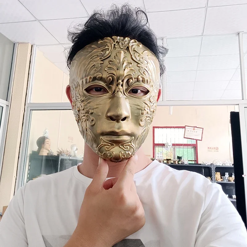 Mask Gold and Silver Color Retro Full Face Hanfu Decorations Suitable for Halloween Performance Props Men and Women Same Style
Mask Gold and Silver Color Retro Full Face Hanfu Decorations Suitable for Halloween Performance Props Men and Women Same Style