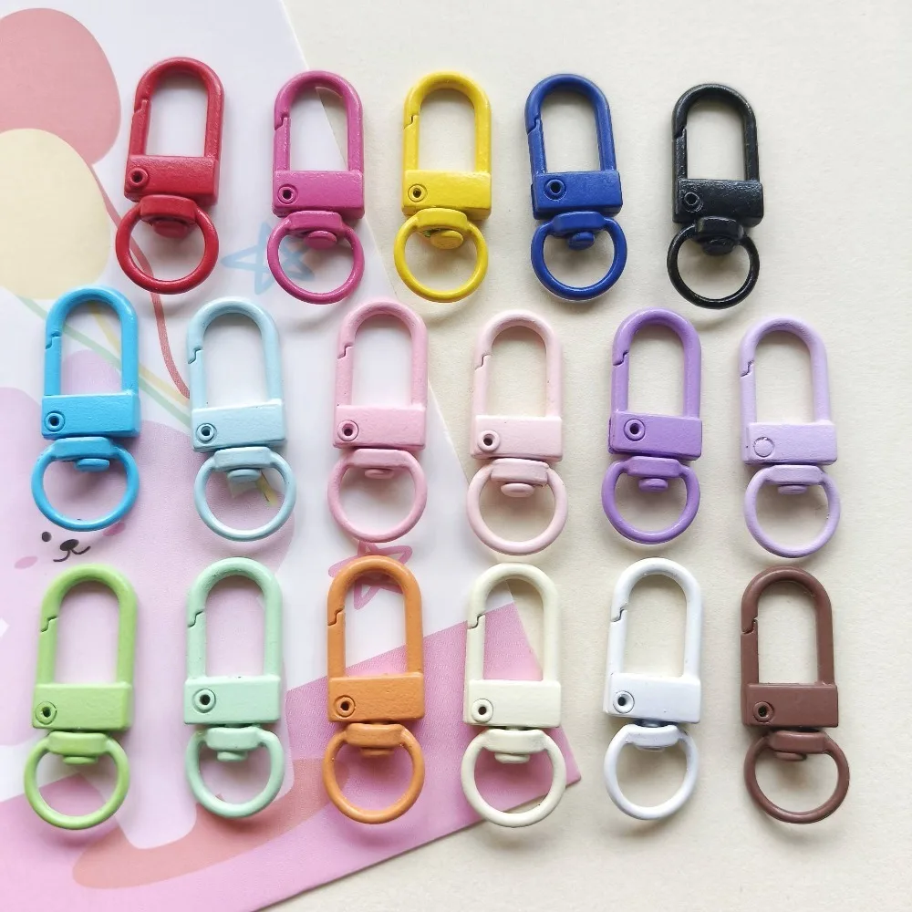 10/20pcs Colorful Lobster Clasp Hooks Metal Plated Clasps For DIY Jewelry Making Dog Keychain Neckalce Bracelet Accessories
10/20pcs Colorful Lobster Clasp Hooks Metal Plated Clasps For DIY Jewelry Making Dog Keychain Neckalce Bracelet Accessories