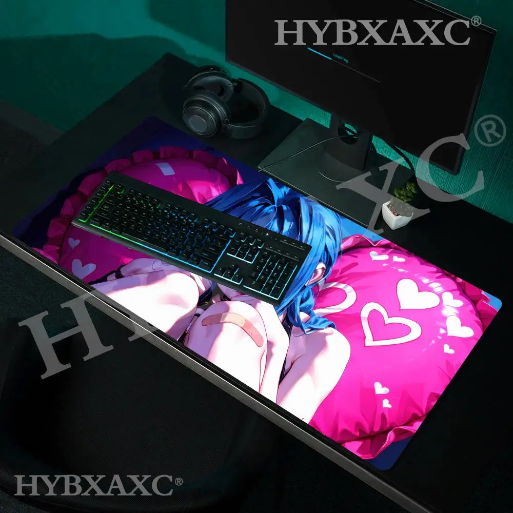 HYBXAXC Large Gaming Mouse Pad Non-Slip Rubber Base Office Desk Mat Tech Pattern