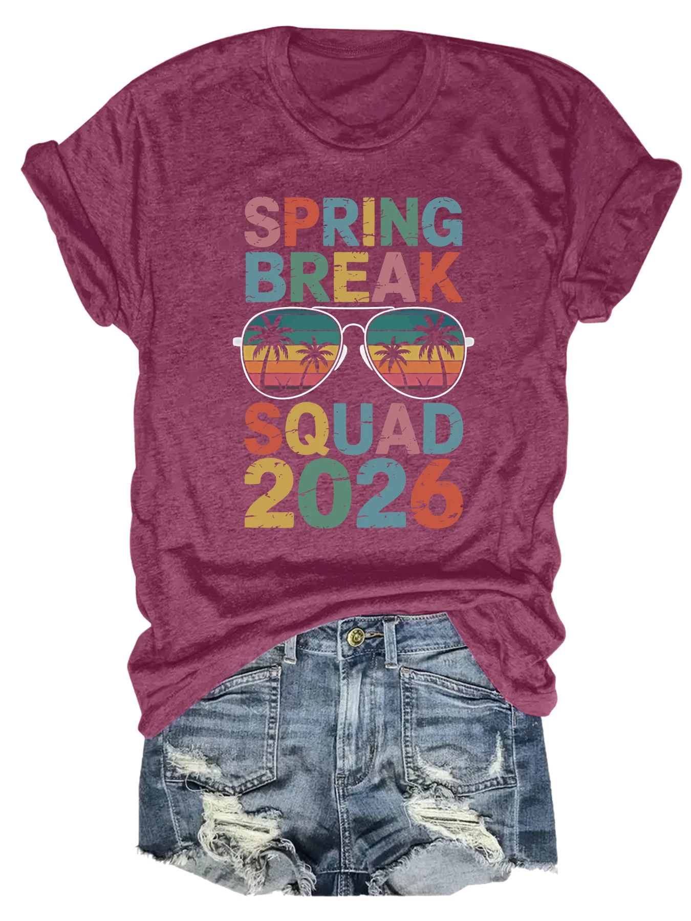 Plus size women's short sleeve T-shirt Spring Break Squad 2026 comfortable soft fabric summer outfit women's clothing
Plus size women's short sleeve T-shirt Spring Break Squad 2026 comfortable soft fabric summer outfit women's clothing