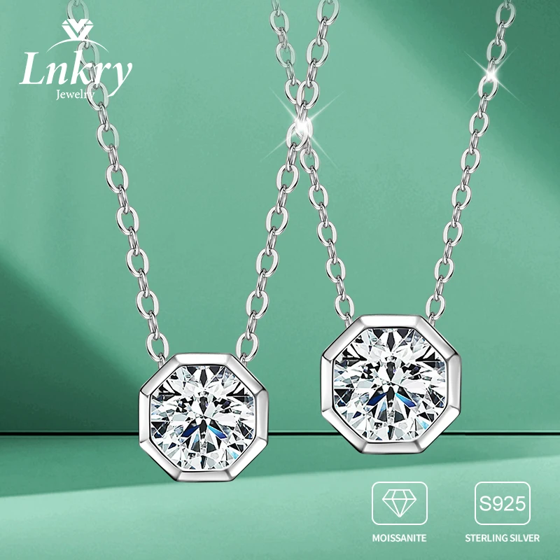 Lnkry Certified 6.5MM 8MM Solitaire Moissanite Necklace Bijoux Argent 925 Sterling Octagon Shape Pendant Necklaces Jewelry
Lnkry Certified 6.5MM 8MM Solitaire Moissanite Necklace Bijoux Argent 925 Sterling Octagon Shape Pendant Necklaces Jewelry