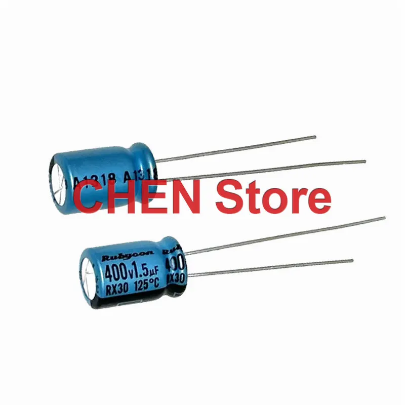 10PCS/50PCS original Rubycon RX30 1.5UF 400V 8X11.5MM 125C electrolytic capacitor 400V1.5UF free shipping
10PCS/50PCS original Rubycon RX30 1.5UF 400V 8X11.5MM 125C electrolytic capacitor 400V1.5UF free shipping