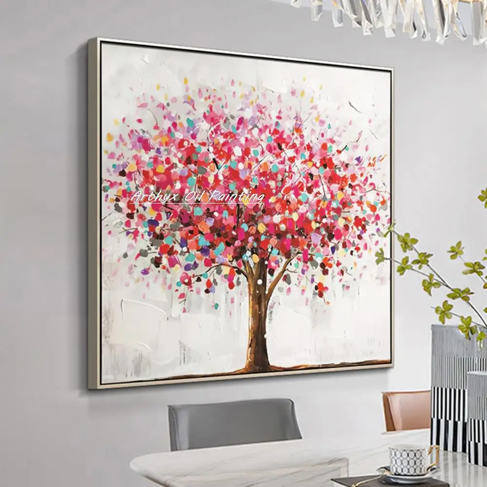 Arthyx,100% Handpainted Thick Texture Tree Flower Oil Painting On Canvas,Modern Abstract Wall Art Picture For Bedroom Home Decor
Arthyx,100% Handpainted Thick Texture Tree Flower Oil Painting On Canvas,Modern Abstract Wall Art Picture For Bedroom Home Decor