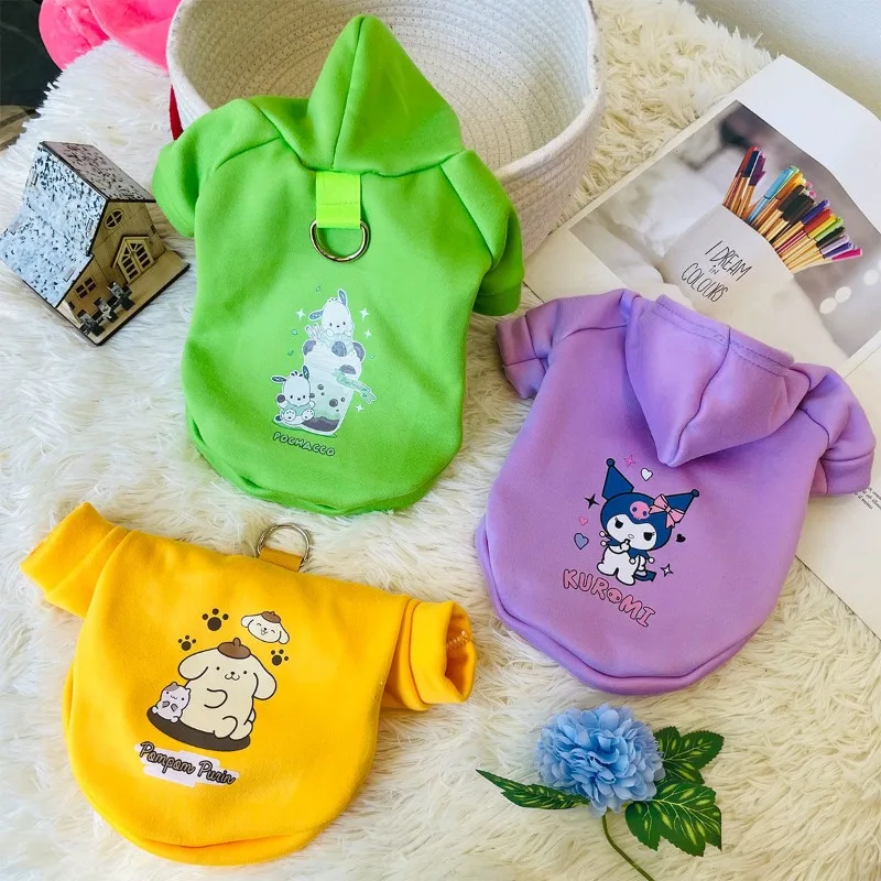 Sanrio Pet Hoodie, Milk Velvet Warm Dog Cat Sweater with D-Ring, Kawaii Fleece Pullover for Small Dogs Cats Fall Winter
Sanrio Pet Hoodie, Milk Velvet Warm Dog Cat Sweater with D-Ring, Kawaii Fleece Pullover for Small Dogs Cats Fall Winter