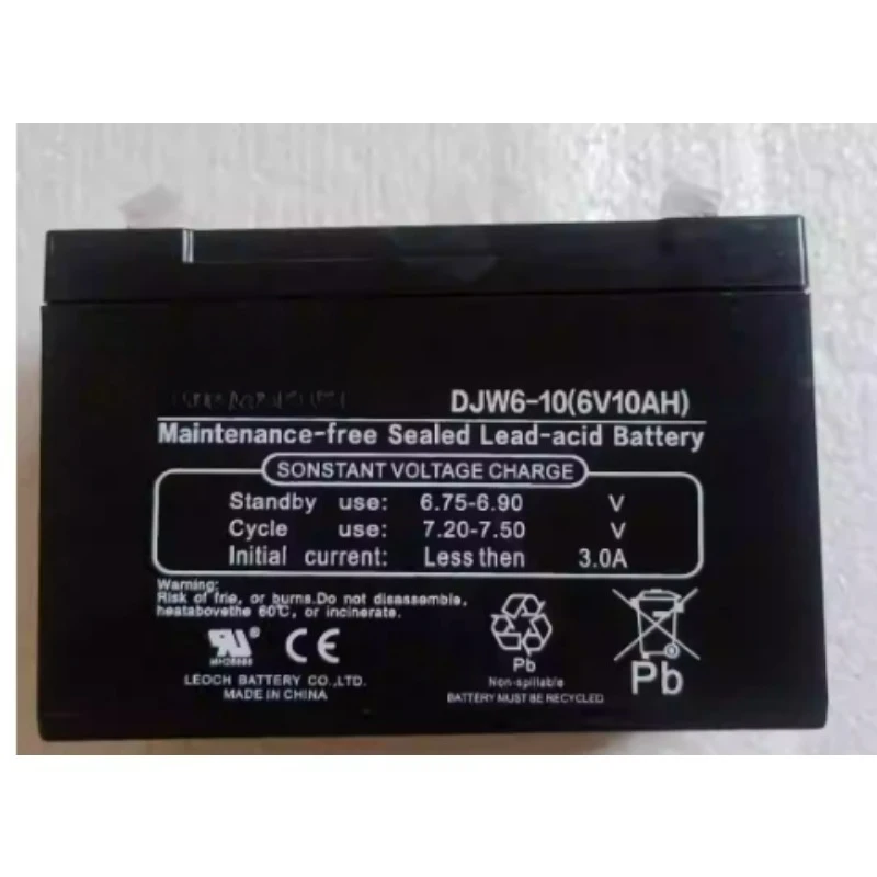 For DJW6-7 6V 10AH Storage Battery Maintenance Free for Electric Vehicles 6V7AH
For DJW6-7 6V 10AH Storage Battery Maintenance Free for Electric Vehicles 6V7AH