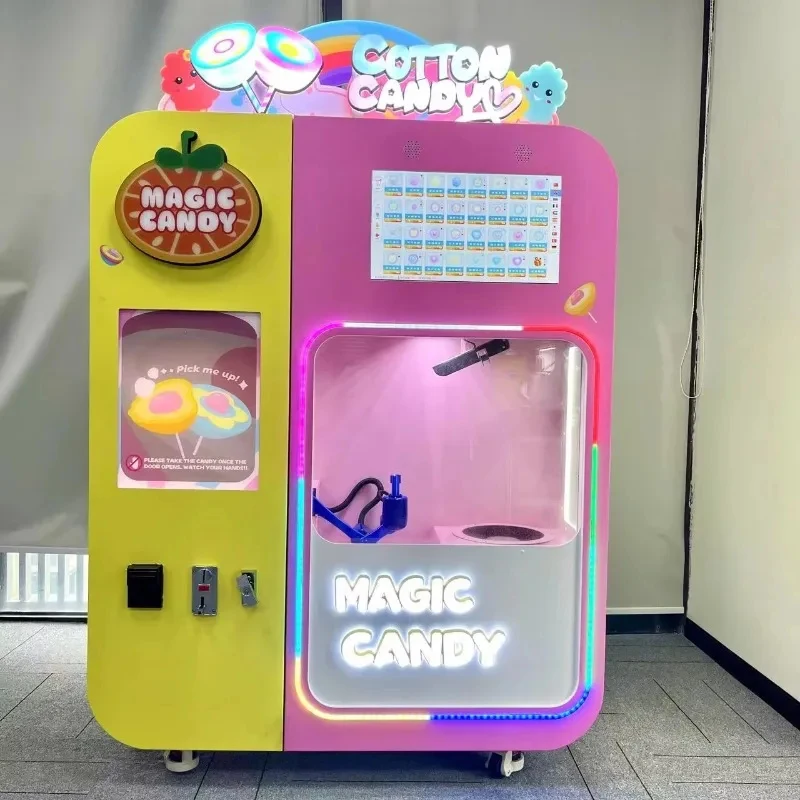 Commercial Cotton Candy Machine Fully Automatic Cotton Candy Vending Machine with 1 Year Warranty
Commercial Cotton Candy Machine Fully Automatic Cotton Candy Vending Machine with 1 Year Warranty