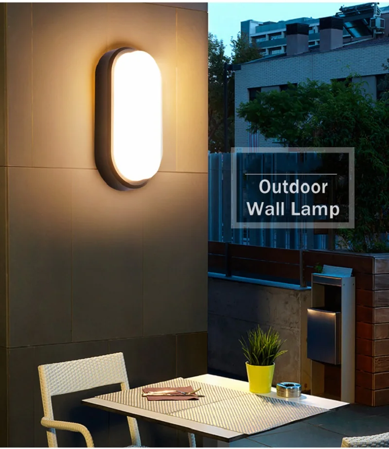 Modern LED Wall Lamp Round / Oval LED Dust/Insect/Moisture Proof Ceiling Lamp Waterproof Bathroom Outdoor Garden Yard LED Light
Modern LED Wall Lamp Round / Oval LED Dust/Insect/Moisture Proof Ceiling Lamp Waterproof Bathroom Outdoor Garden Yard LED Light