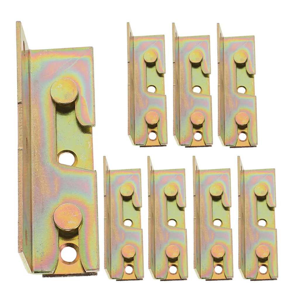 8Pcs Bed Rail Hinges Heavy Duty Mount Kit Thickened Single Buckle Bed Hardware Rail Fasteners Replacement Parts
8Pcs Bed Rail Hinges Heavy Duty Mount Kit Thickened Single Buckle Bed Hardware Rail Fasteners Replacement Parts