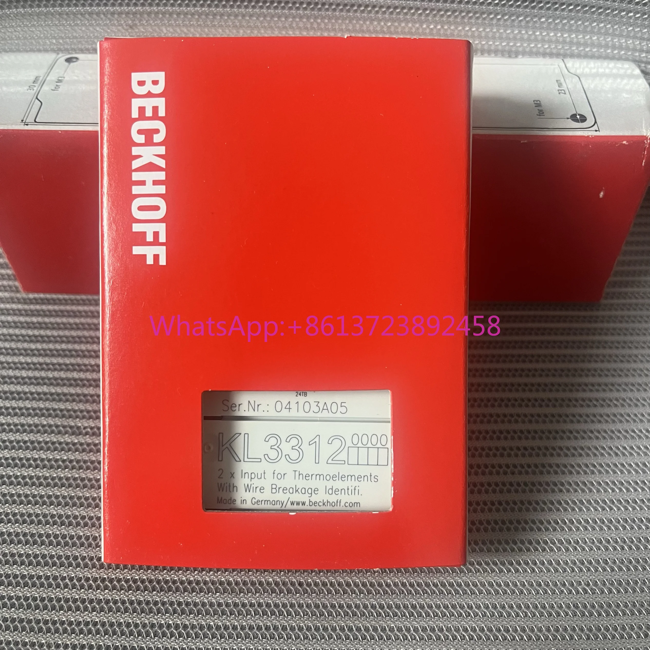 The new German BECKHOFF module KL3312 is sold in stock, with free shipping on SF Express.
The new German BECKHOFF module KL3312 is sold in stock, with free shipping on SF Express.