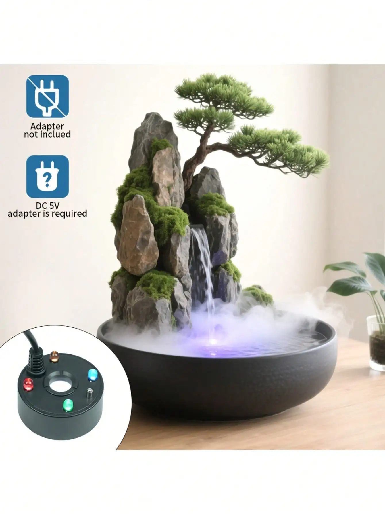 USB Powered Mist Maker, Multifunctional Mist Humidifier With Color Changing Lights, Suitable For Home Decor, Aquarium, Halloween Witch Cauldron, Fantasy Landscape, Portable Mister, Desktop Mist Fountain
USB Powered Mist Maker, Multifunctional Mist Humidifier With Color Changing Lights, Suitable For Home Decor, Aquarium, Halloween Witch Cauldron, Fantasy Landscape, Portable Mister, Desktop Mist Fountain