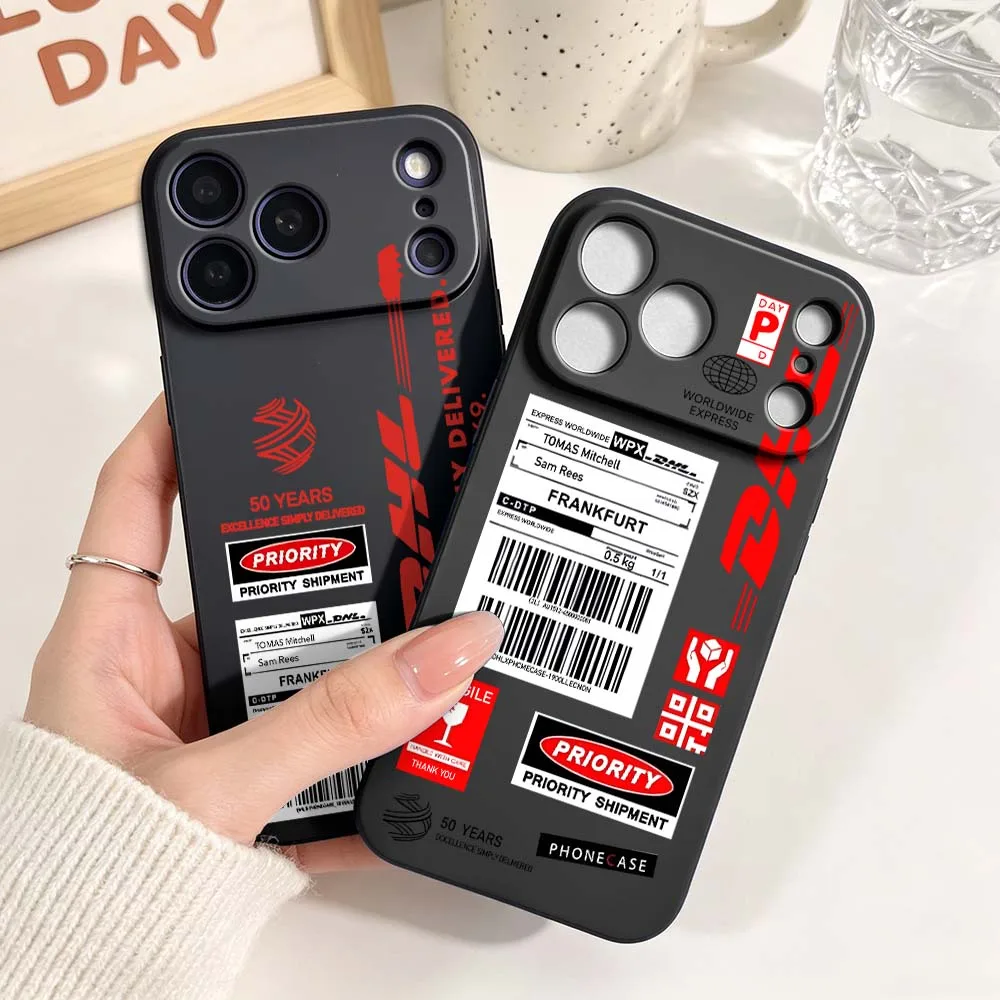 Hot Trend Barcode Label D-DHL For Apple iPhone 17 Air 16 16e 15 14 13 12 11 XS Pro Max Plus Black Soft Cover Phone Case
Hot Trend Barcode Label D-DHL For Apple iPhone 17 Air 16 16e 15 14 13 12 11 XS Pro Max Plus Black Soft Cover Phone Case