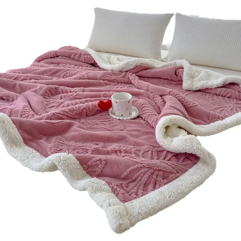 Solid Color Butterfly Jacquard Blanket Office Nap Blanket Sofa Double-Sided Thickened Cover Blanket Air-Conditioned Blanket
Solid Color Butterfly Jacquard Blanket Office Nap Blanket Sofa Double-Sided Thickened Cover Blanket Air-Conditioned Blanket