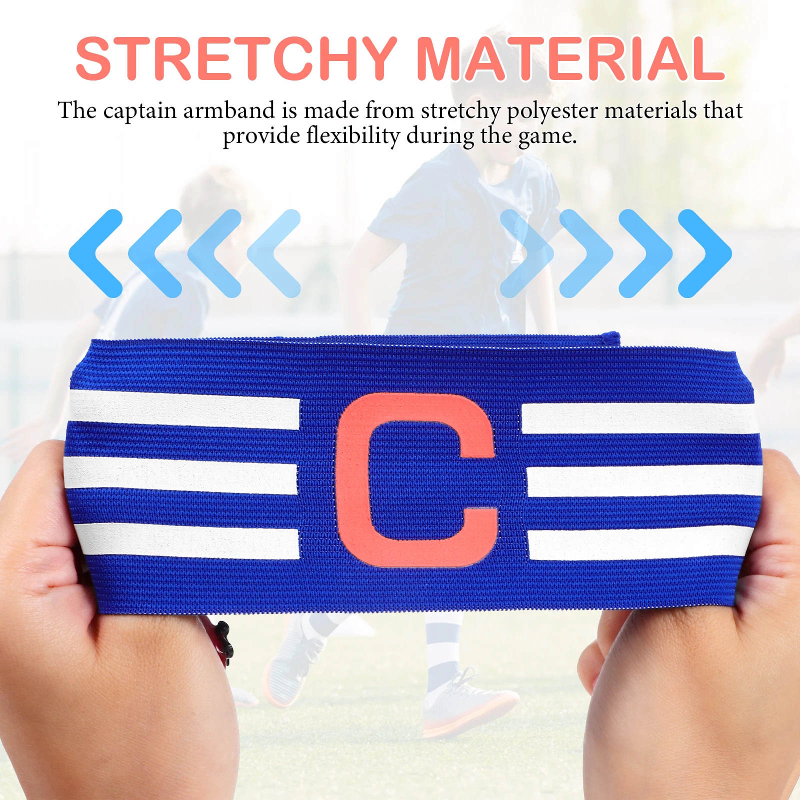2 Pcs Armband 35x7cm Sports Armbands Blue Polyester Team Leaders Armbands Stretchy Soft Sports Bands Youth Fitness
2 Pcs Armband 35x7cm Sports Armbands Blue Polyester Team Leaders Armbands Stretchy Soft Sports Bands Youth Fitness