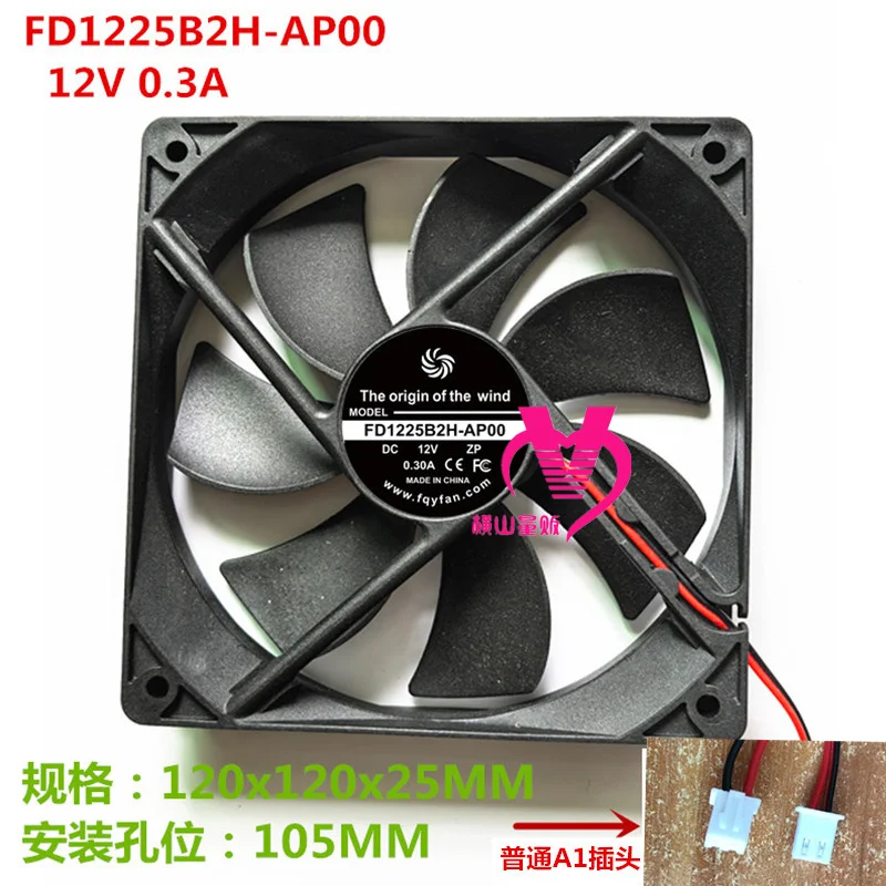 FD1225B2H-AP00 DC 12 В 0,30 А 120x120x25 мм 2-проводной охлаждающий вентилятор для сервера
FD1225B2H-AP00 DC 12 В 0,30 А 120x120x25 мм 2-проводной охлаждающий вентилятор для сервера