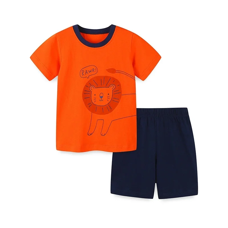 Boys Sports Set for Kids Ocean Shirt+Shorts Pajamas Girls Lion Tshirt Baby Boy Teen Clothes Fashion Summer Pajam Top
Boys Sports Set for Kids Ocean Shirt+Shorts Pajamas Girls Lion Tshirt Baby Boy Teen Clothes Fashion Summer Pajam Top