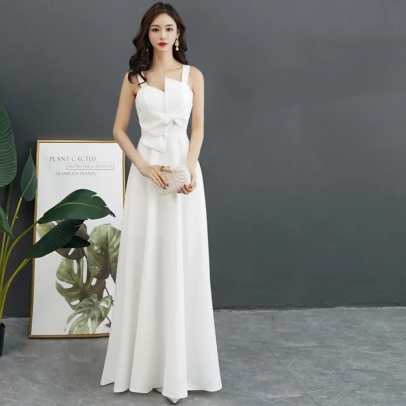 2026 Green Gray White Wine Red Black Women's Dress Long Graduation Host Party Evening Dress
2026 Green Gray White Wine Red Black Women's Dress Long Graduation Host Party Evening Dress