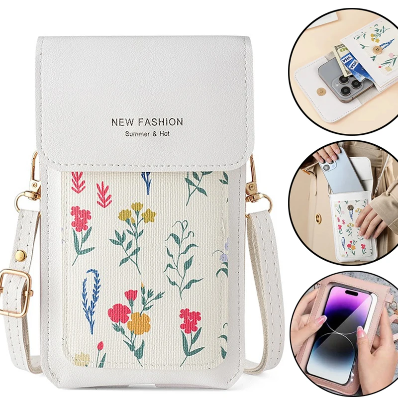 Women Touchable Crossbody Bags Women Cell Phone Storage Pouch Mini Handbag Sweet Shoulder Bag Purses Daily Versatile Wallets
Women Touchable Crossbody Bags Women Cell Phone Storage Pouch Mini Handbag Sweet Shoulder Bag Purses Daily Versatile Wallets